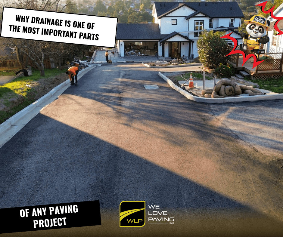 🌧️ Why Drainage Is One of the Most Important Parts of Any Paving Project